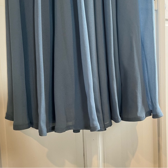 Lulus Kadence Slate Blue Chiffon Maxi Dress - Picture 5 of 16